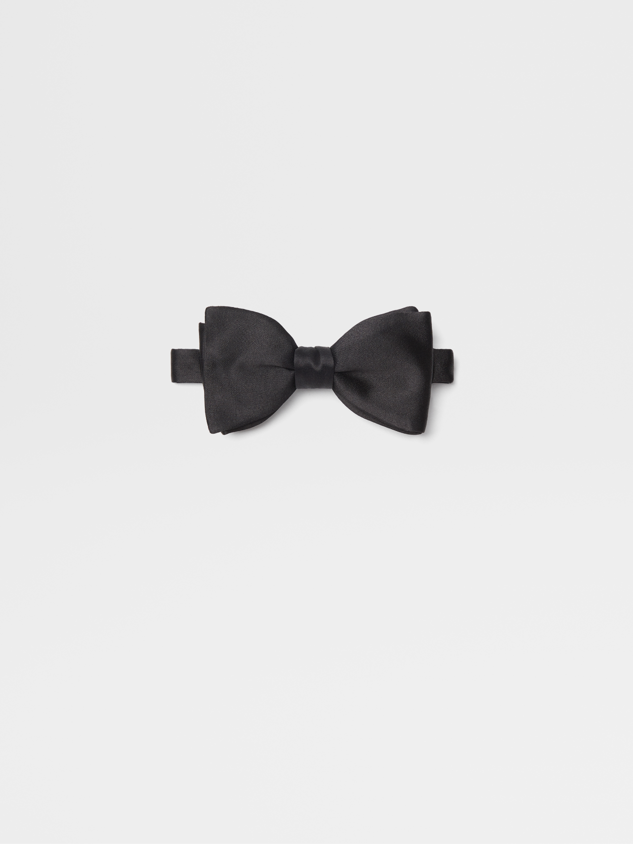 Corbata de Moño de Seda Color Negro